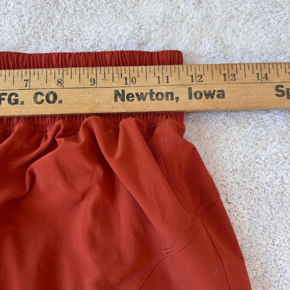 Lululemon Track That High-Rise Lined Short 3 Rust Orange LW7DKOS XS READ - Picture 4 of 7